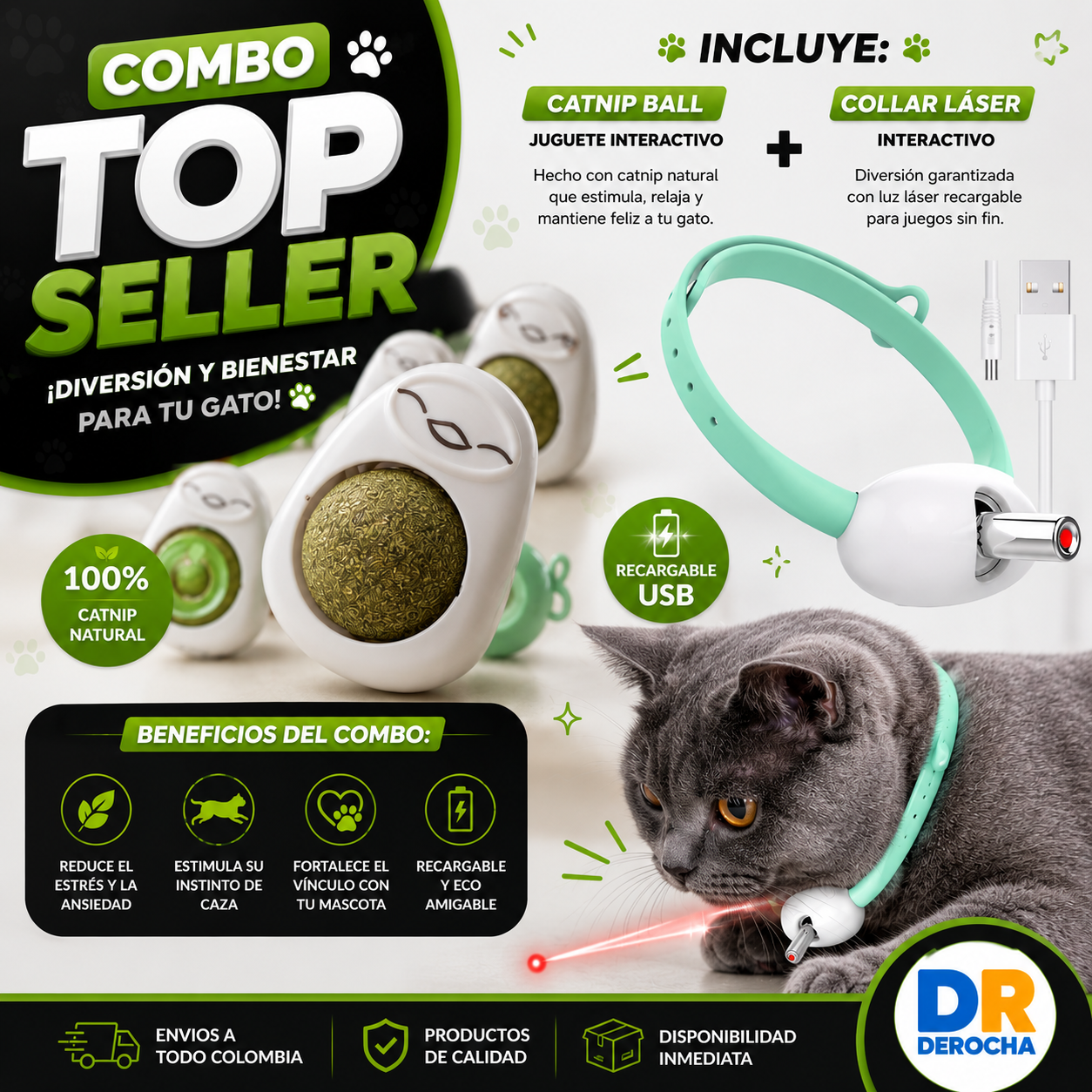 COMBO FELINO INTERACTIVO